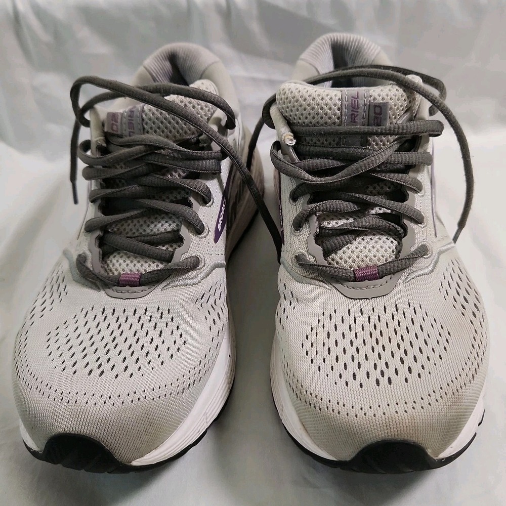 Brooks Ariel 20 Women's Size US 8 Running Sneaker Shoes Gray/Purple 1203151B009